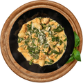 Gnocchi Alfredo met Malse Kipfilet
