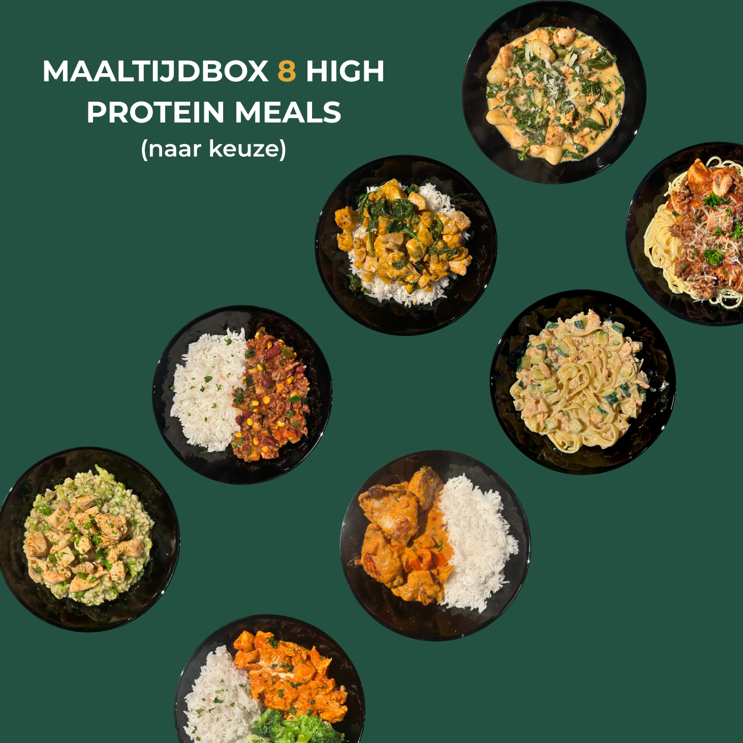 Maaltijdbox 8 HIGH PROTEIN Meals (425 gram)