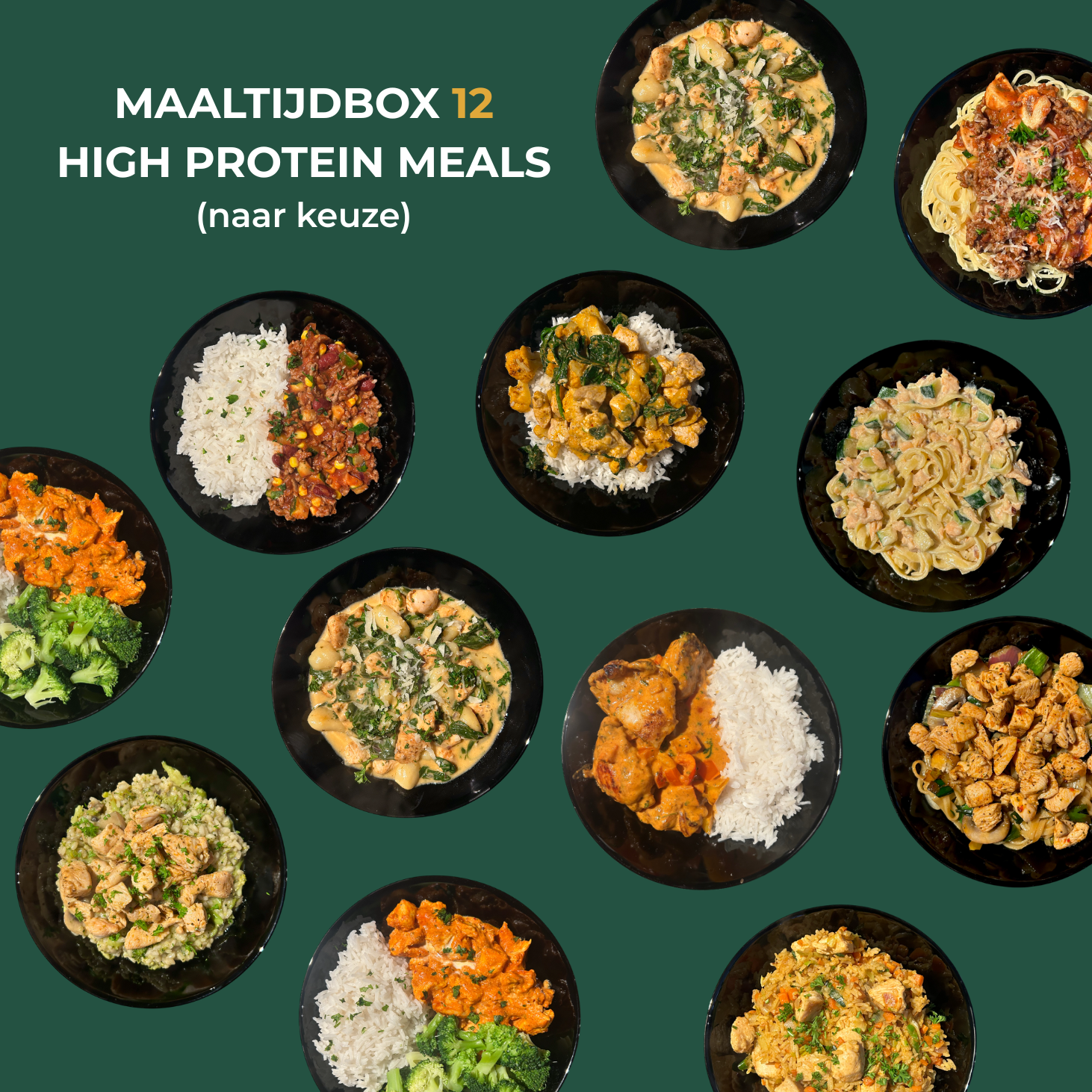 Maaltijdbox 12 HIGH PROTEIN Meals (425 gram)