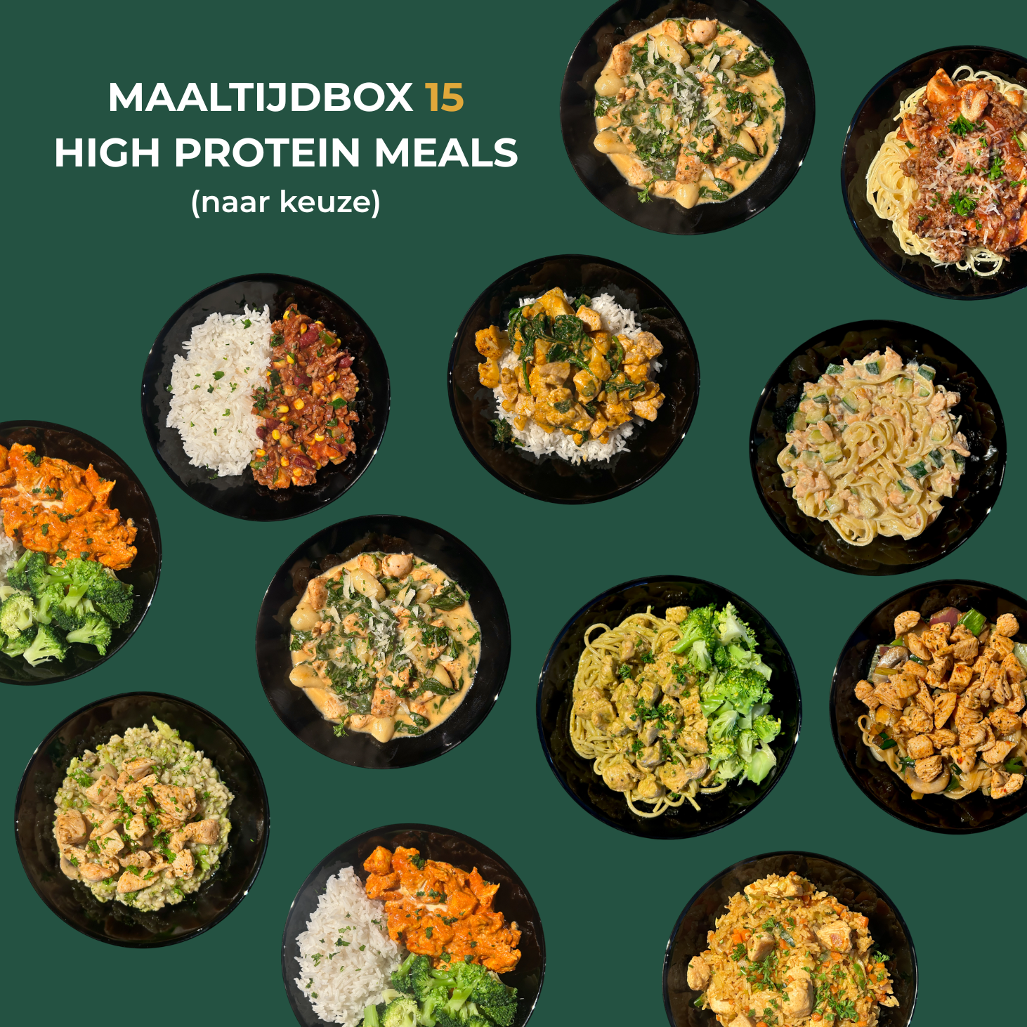 Maaltijdbox 15 HIGH PROTEIN Meals (425 gram)