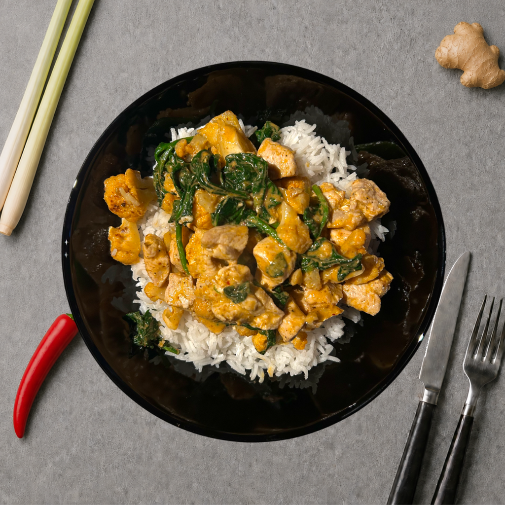 Thaise curry - Malse Kipfilet - Basmati rijst (HIGH PROTEIN)