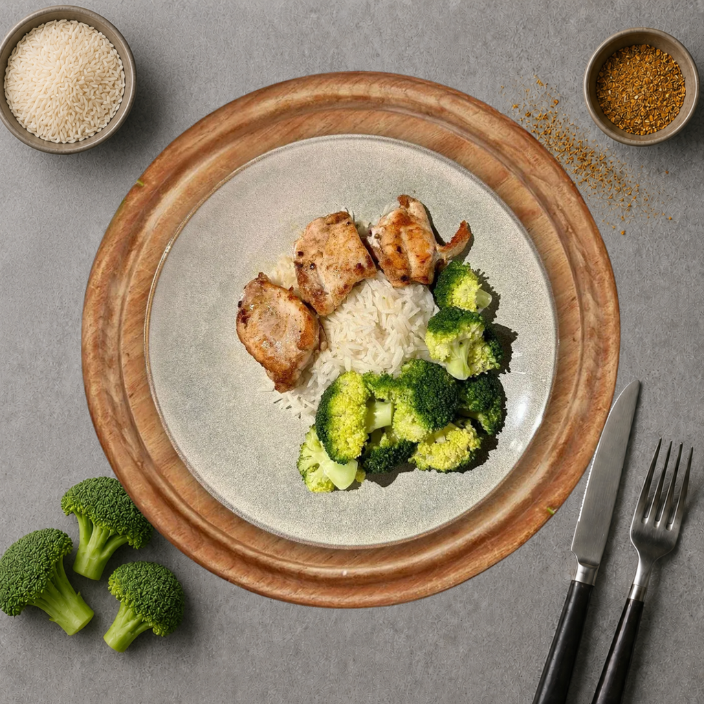 Klassieke Malse kip - Basmati rijst - Broccoli (HIGH PROTEIN)
